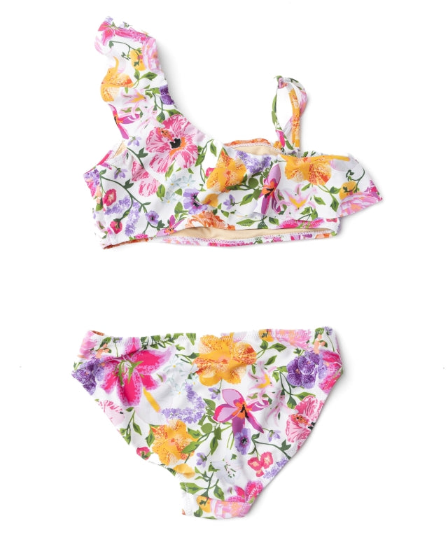 Shade Critters Summer Gardens One Shoulder 2pc Swimsuit