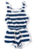 Shade Critters Terry Romper - Navy Stripe * Preorder *