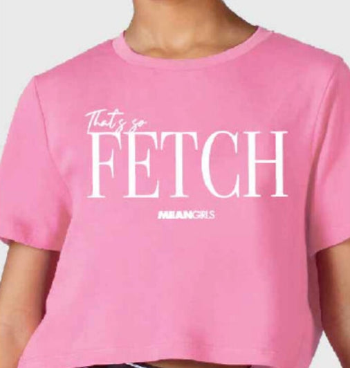 Suburban Riot Pink Fetch Crop Tee