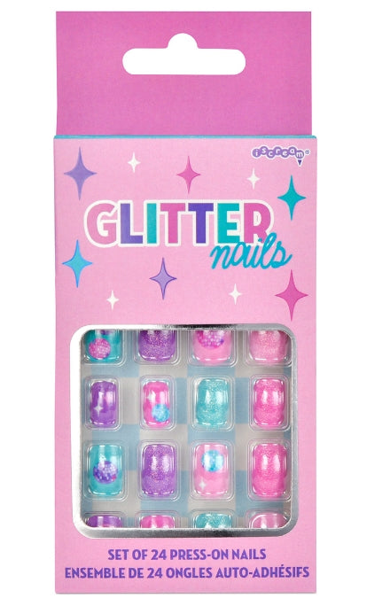 Juego de uñas postizas Iscream Glitter * Pedido anticipado *