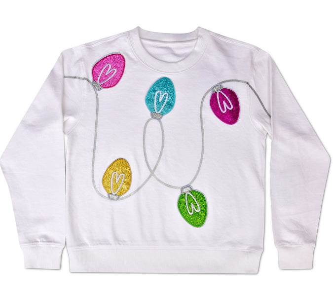 Iscream Tinsel &amp; Glow Sweatshirt * Kids &amp; Adults*