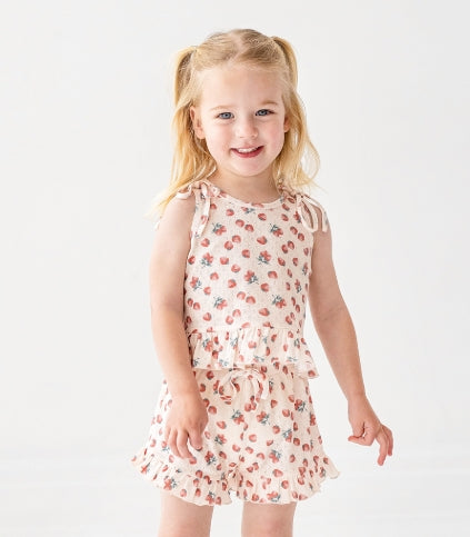 Mabel + Honey Strawberry Sweetheart 2pc Short Set - Everything But The ...