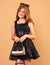 Miss Behave Girls Sequin Harper Dress - Black