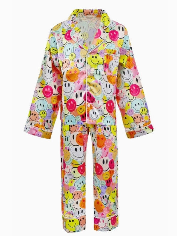 Tweenstyle 2pc Loungewear Set - Bright Smile Print