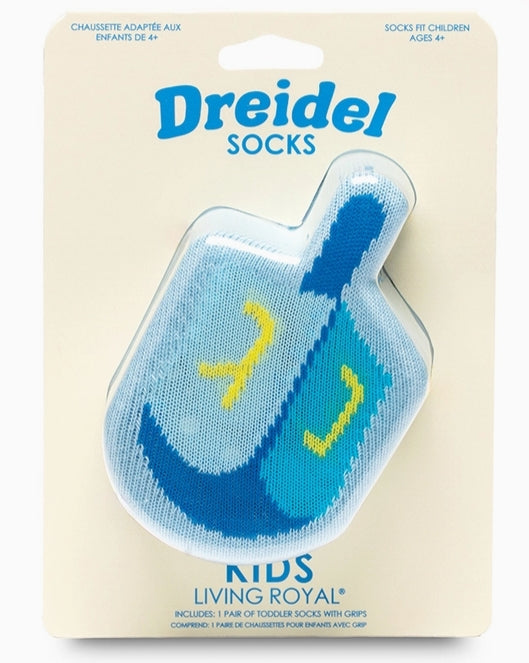 Living Royal 3D Crew Socks- Dancing Dreidel