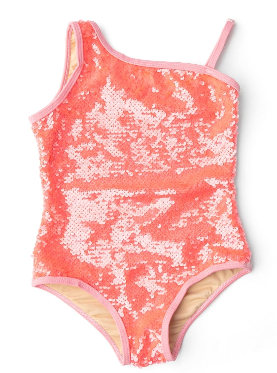 Shade Critters Coral Sequin 1pc Swimsuit