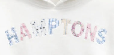 KatieJ NYC Tween Patchwork Hamptons Hoodie