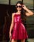 Miss Behave Girls Sequin Sydney Dress - Fuchsia