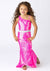 Shade Critters Hot Pink Sequin Mermaid Tail