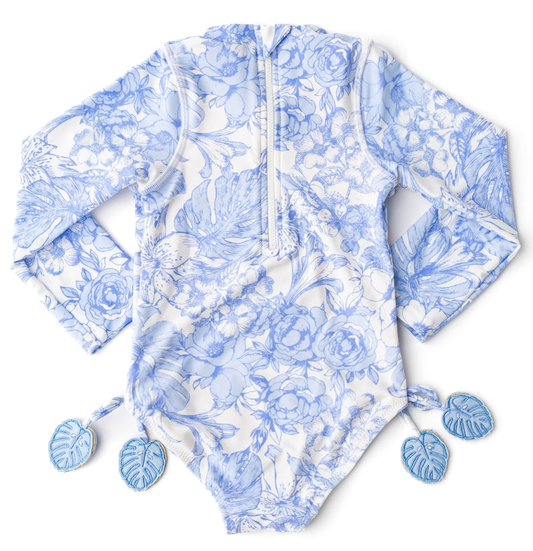 Shade Critters Tropcial Blues Long Sleeve Rashguard