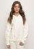 Kaveah Cozy Sherpa Hoodie -Ecru