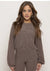 Kaveah Hacci Rib Seamed Sweatshirt- Mink