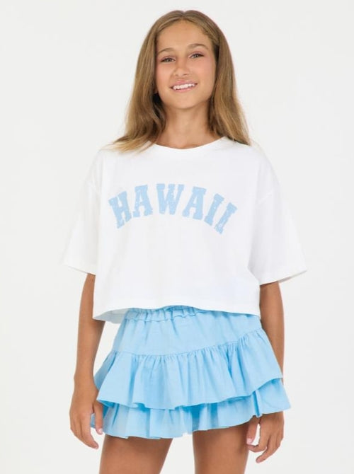 Vintage Havana Kids Crop Hawaii Tee