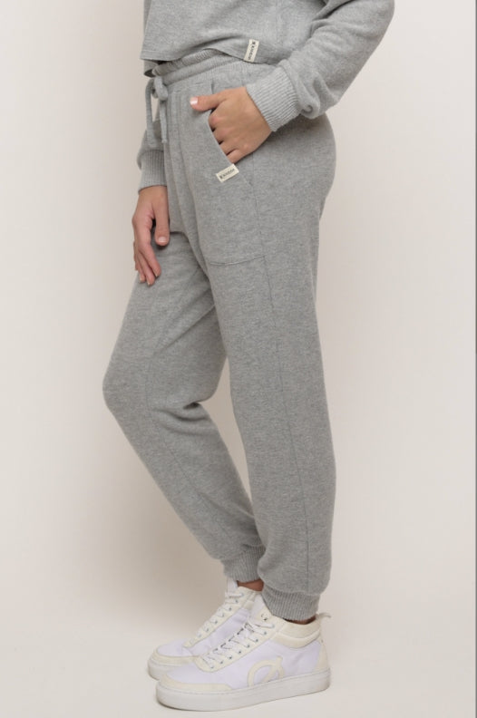 Kaveah Hacci Jersey Jogger-Light Grey