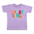 Camiseta de manga corta con parche de Sweet Wink Birthday Girl - Lavanda