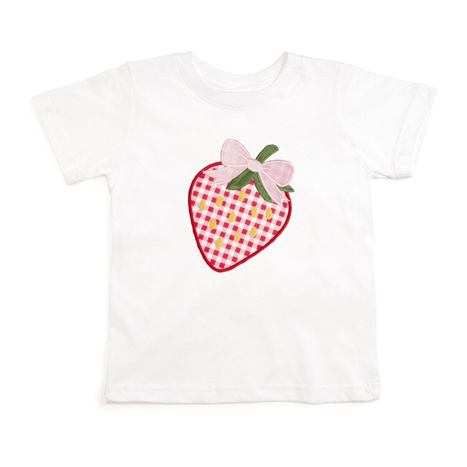 Sweet Wink Strawberry Patchwork Tee