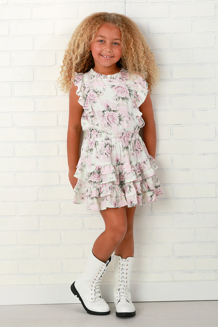 Summer Loving Gustavia Dress- Dusty Rose Floral