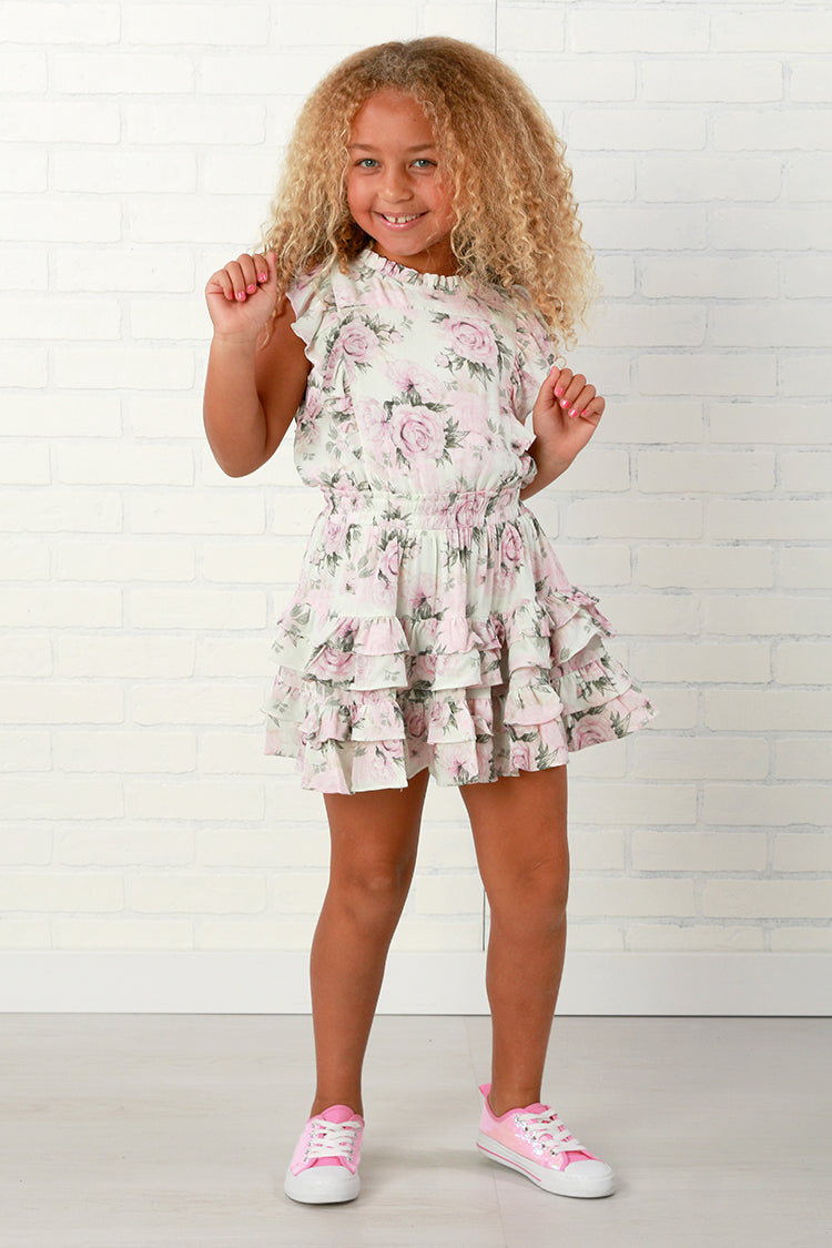 Summer Loving Gustavia Dress- Dusty Rose Floral