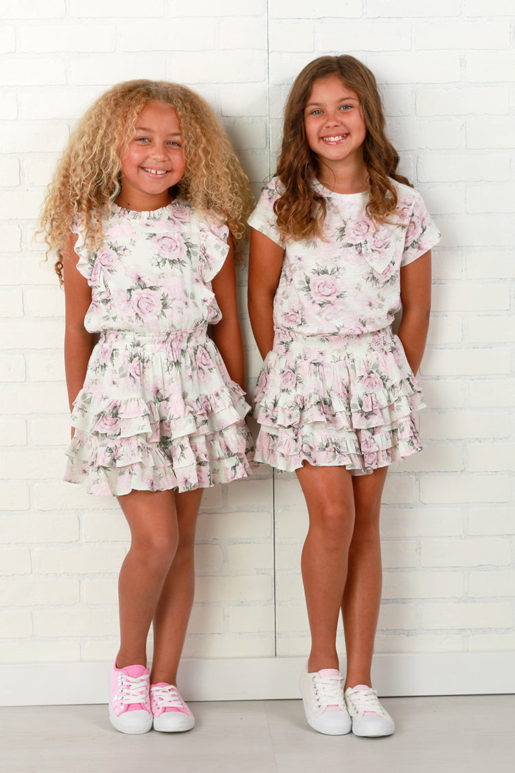 Summer Loving Gustavia Dress- Dusty Rose Floral