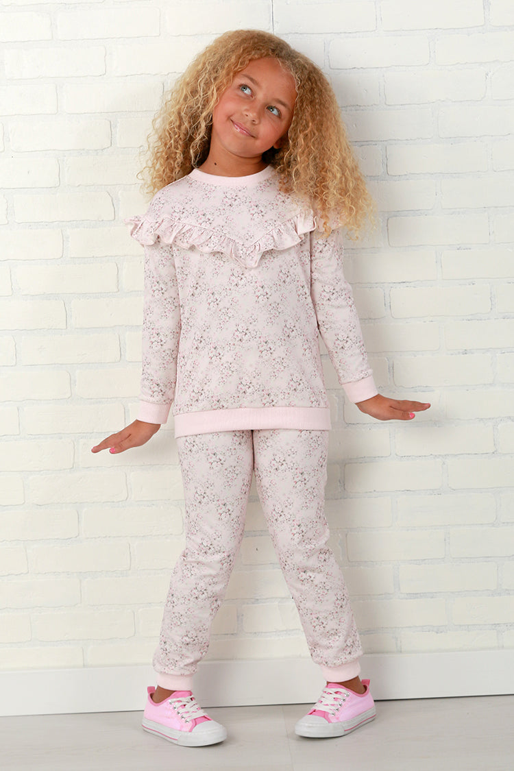 Summer Loving Floral Print Bardot Sweatpant