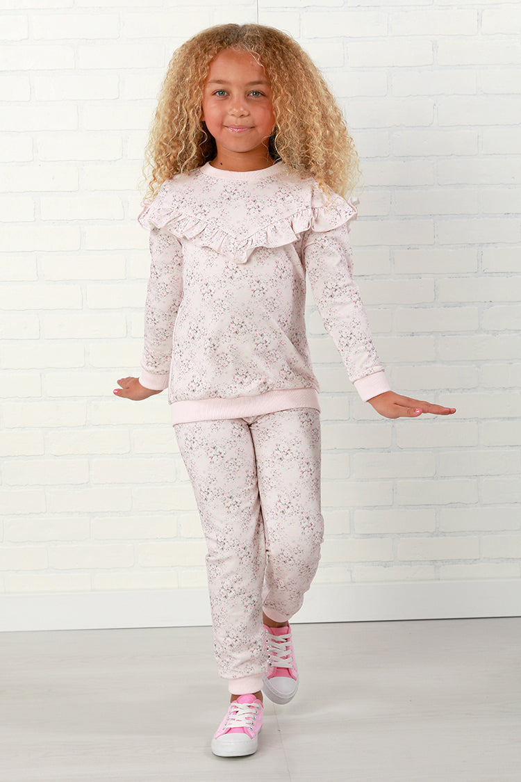 Summer Loving Floral Print Bardot Sweatpant