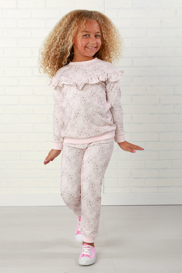 Summer Loving Floral Print Bardot Sweatpant