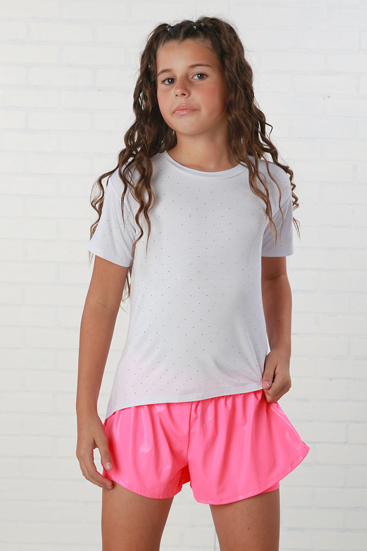 Mia New York Coral Flyaway Shorts - Built In Bike Short Size 5