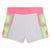Billieblush White & Pink Crochet Side Shorts