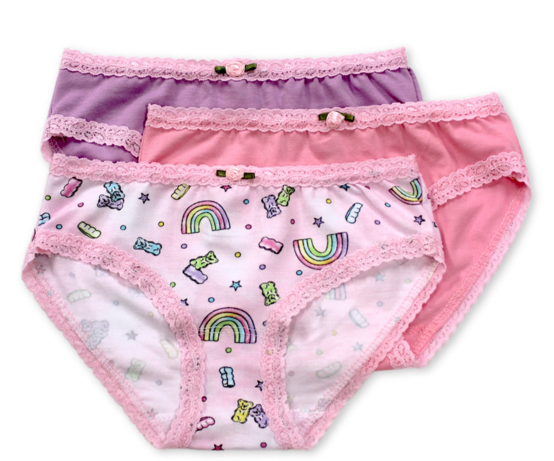 Esme Girls 3pc Panty Pack Set -Dreamy