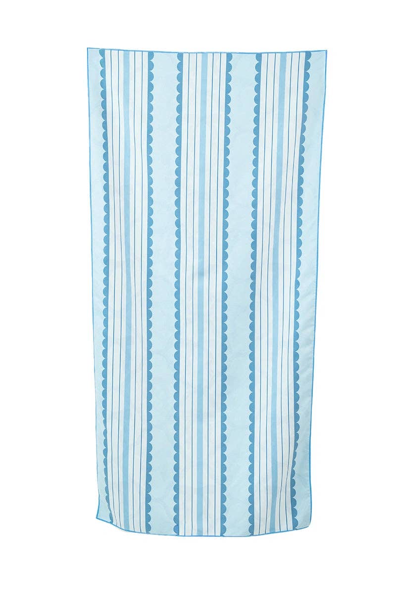 Blue Bows Quick Dry/Sand Free Beach Towel