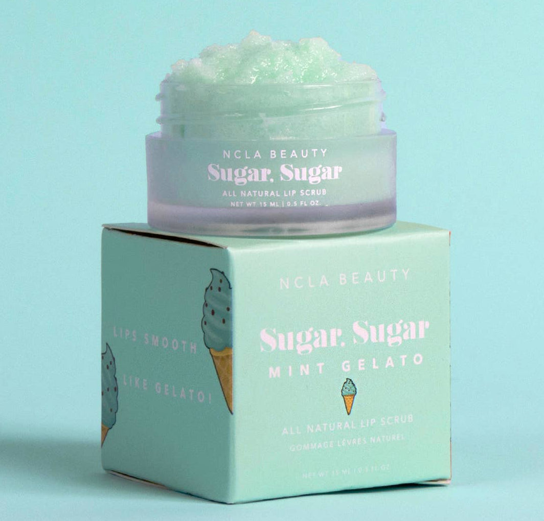 Sugar Sugar Mint Gelato Lip Scrub * All Natural *