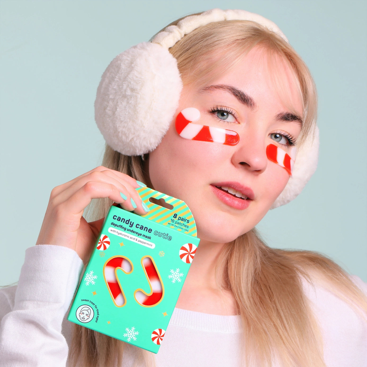 Holiday Candy Cane Cutie Undereye Patches | 8 Pk