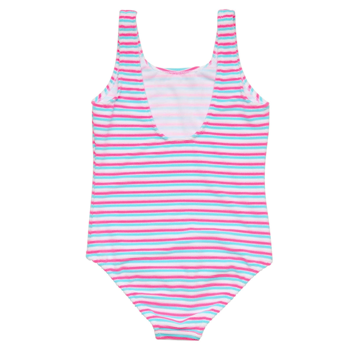 Snapper Rock Sorbet Stripe Tween Scoop 1pc Swimsuit