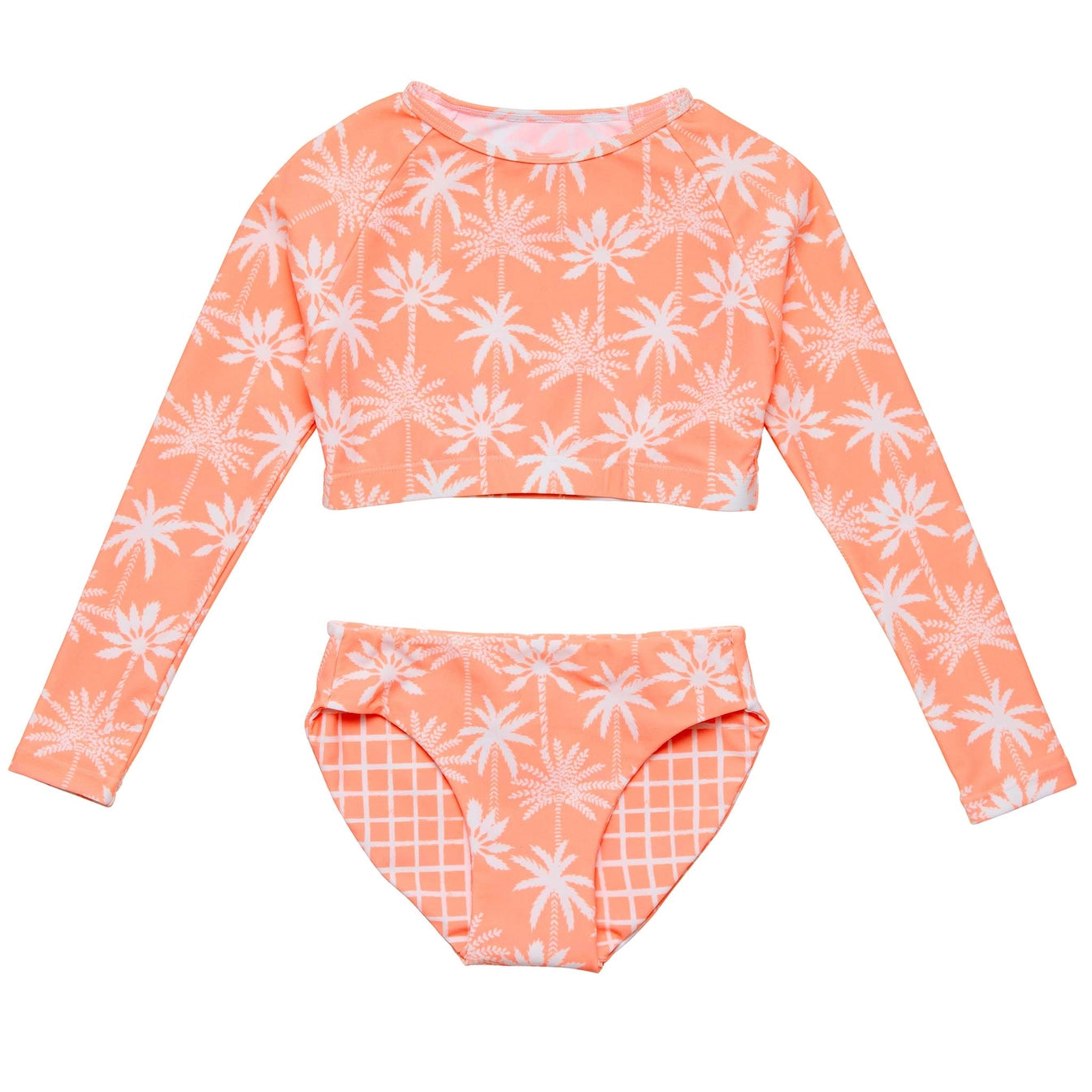 Snapper Rock Cali Palms Crop Long Sleeve Rash Set