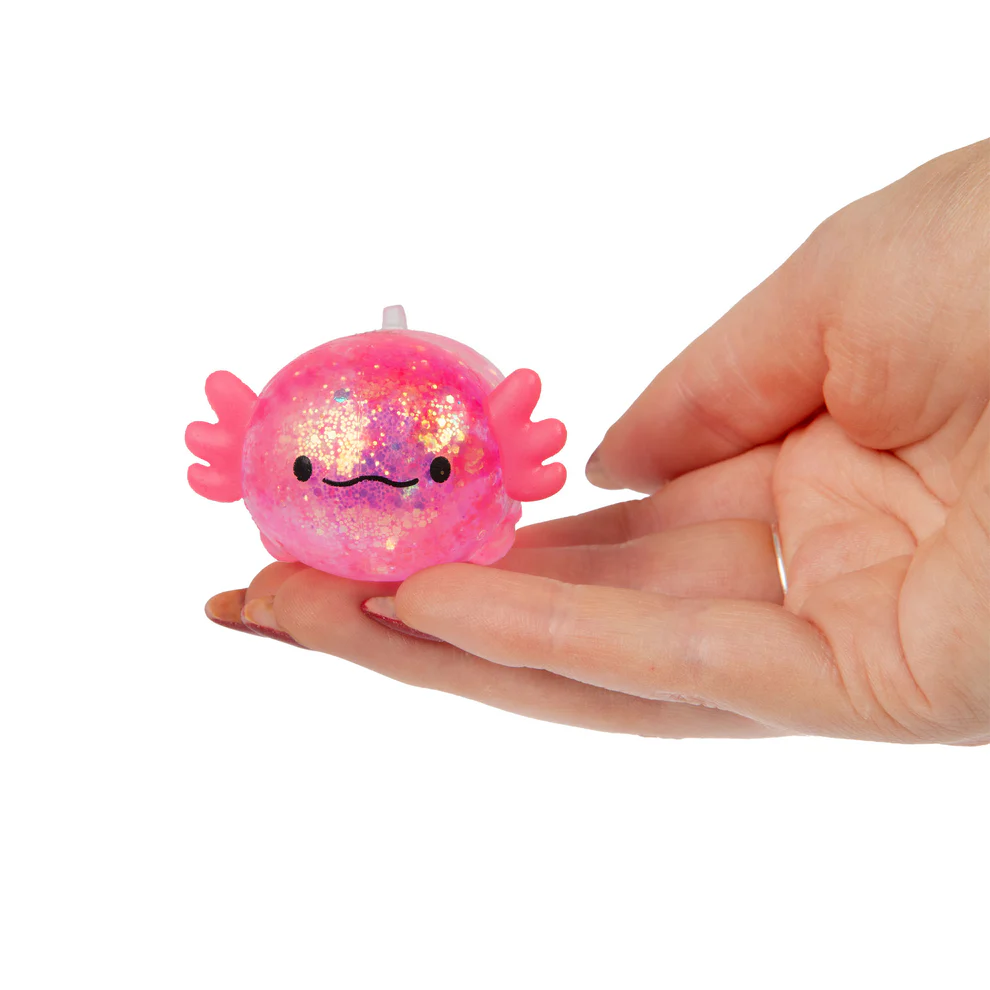 Scrunchems® Mini Sugar Axolotls Squishy Fidget Toy - 3pc Gift Set - SHIPS 10/30