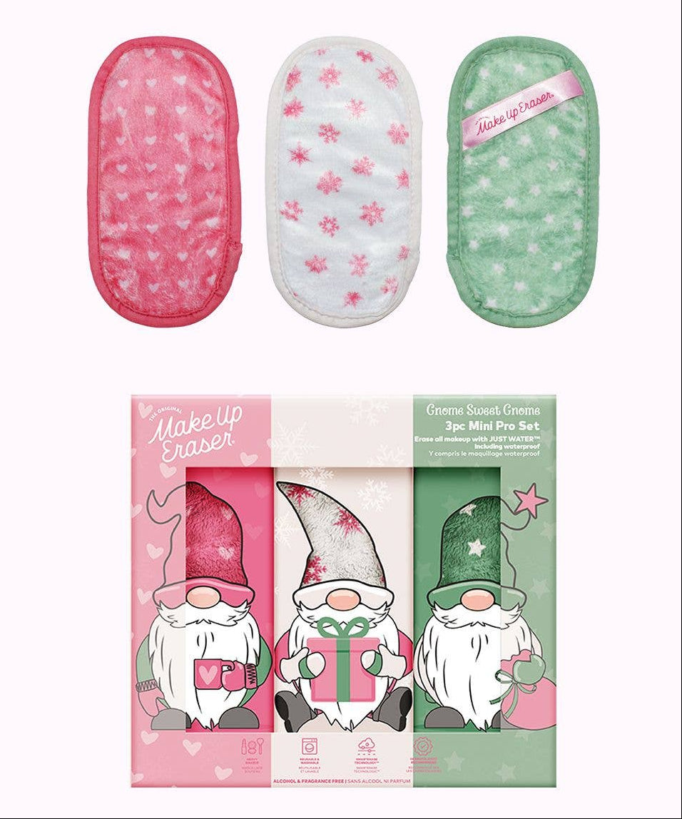The Original MakeUp Eraser - Gnome Sweet Gnome 3pc Gift Set