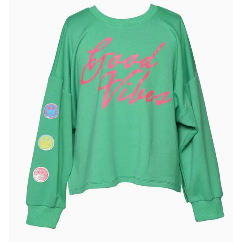 Baby Sara / Hannah Banana Good Vibes Sweatshirt - Everything But The PrincessHannah Banana