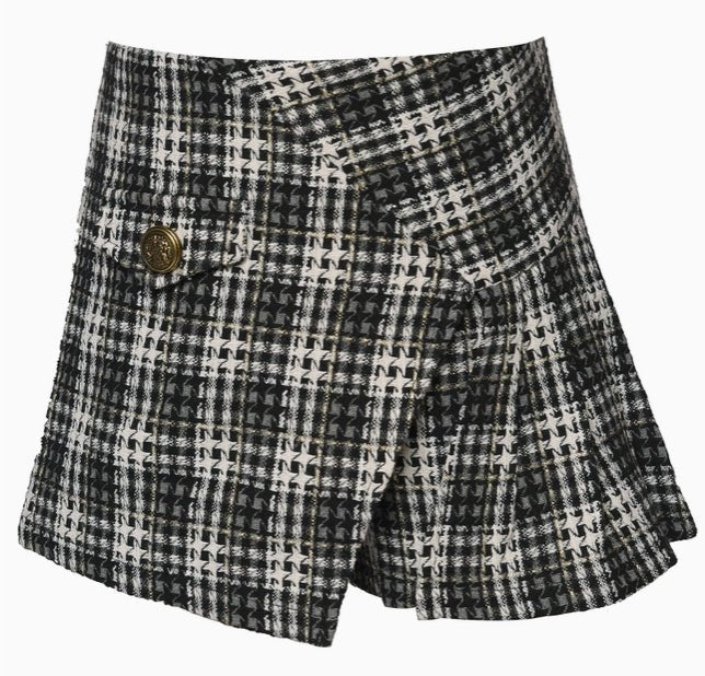 Baby Sara / Hannah Banana Plaid Tweed Skort -Size 16 - Everything