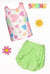 Baby Sara Pleated Tulip Ruffle Shorts- Lime - Everything But The PrincessBaby Sara