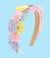 Bari Lynn 3d Leather Flower Headband- Pastels - Everything But The PrincessBari Lynn