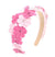 Bari Lynn 3d Leather Flower Headband- Pinks - Everything But The PrincessBari Lynn