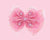 Bari Lynn 5" Star Print Tulle Bow with Crystal Charms - Bubblegum Pink - Everything But The PrincessBari Lynn