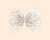 Bari Lynn 5" Star Print Tulle Bow with Crystal Charms - White - Everything But The PrincessBari Lynn