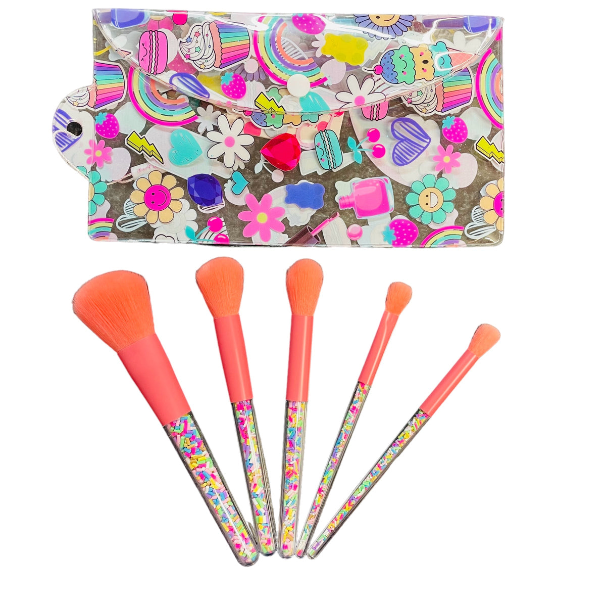 Bari Lynn 6pc Makeup Brush Set - Confetti Sprinkle - Everything But The PrincessBari Lynn