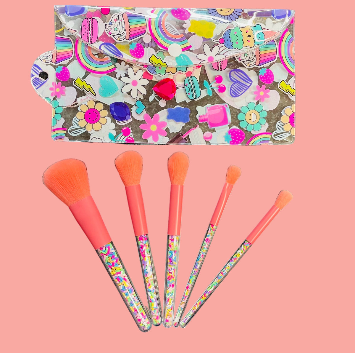 Bari Lynn 6pc Makeup Brush Set - Confetti Sprinkle - Everything But The PrincessBari Lynn