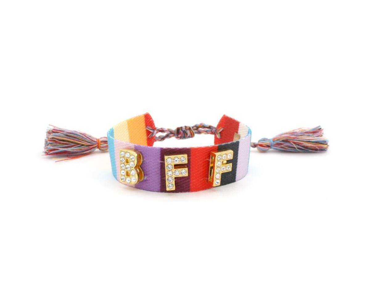 Bari Lynn Adjustable Woven Bracelet -Multicolor BFF - Everything But The PrincessBari Lynn