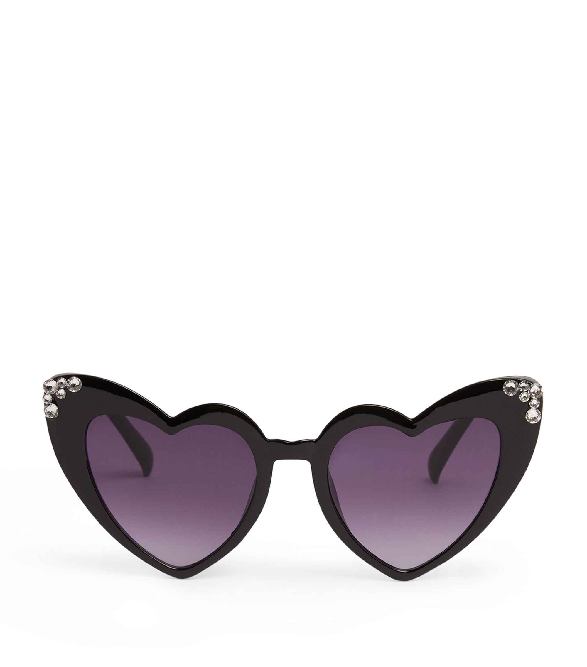 Bari Lynn Heart Shaped Sunglasses- Black - Everything But The PrincessBari Lynn