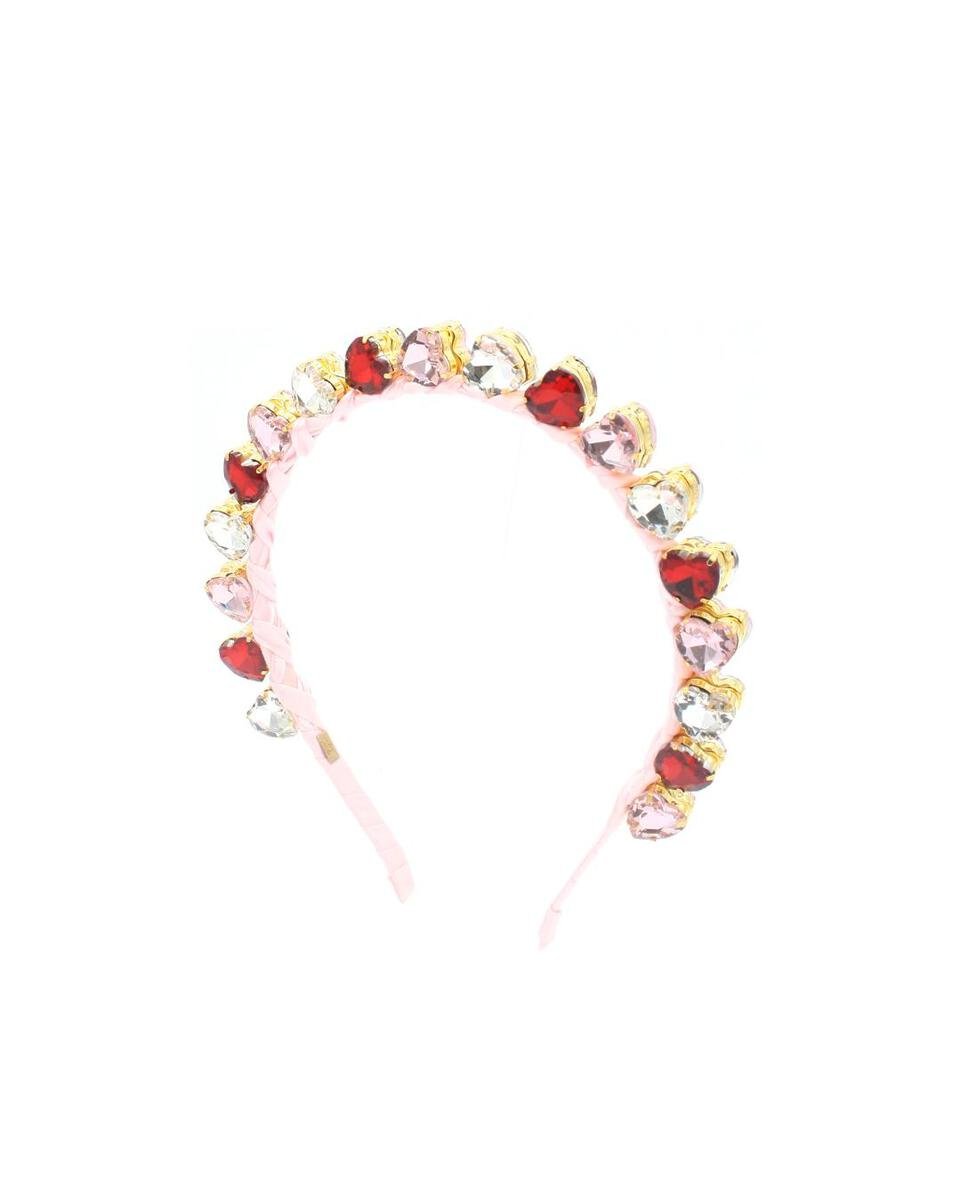 Bari Lynn Pink/Red/Clear Heart Jewel Stand Up Headband - Everything But The PrincessBari Lynn