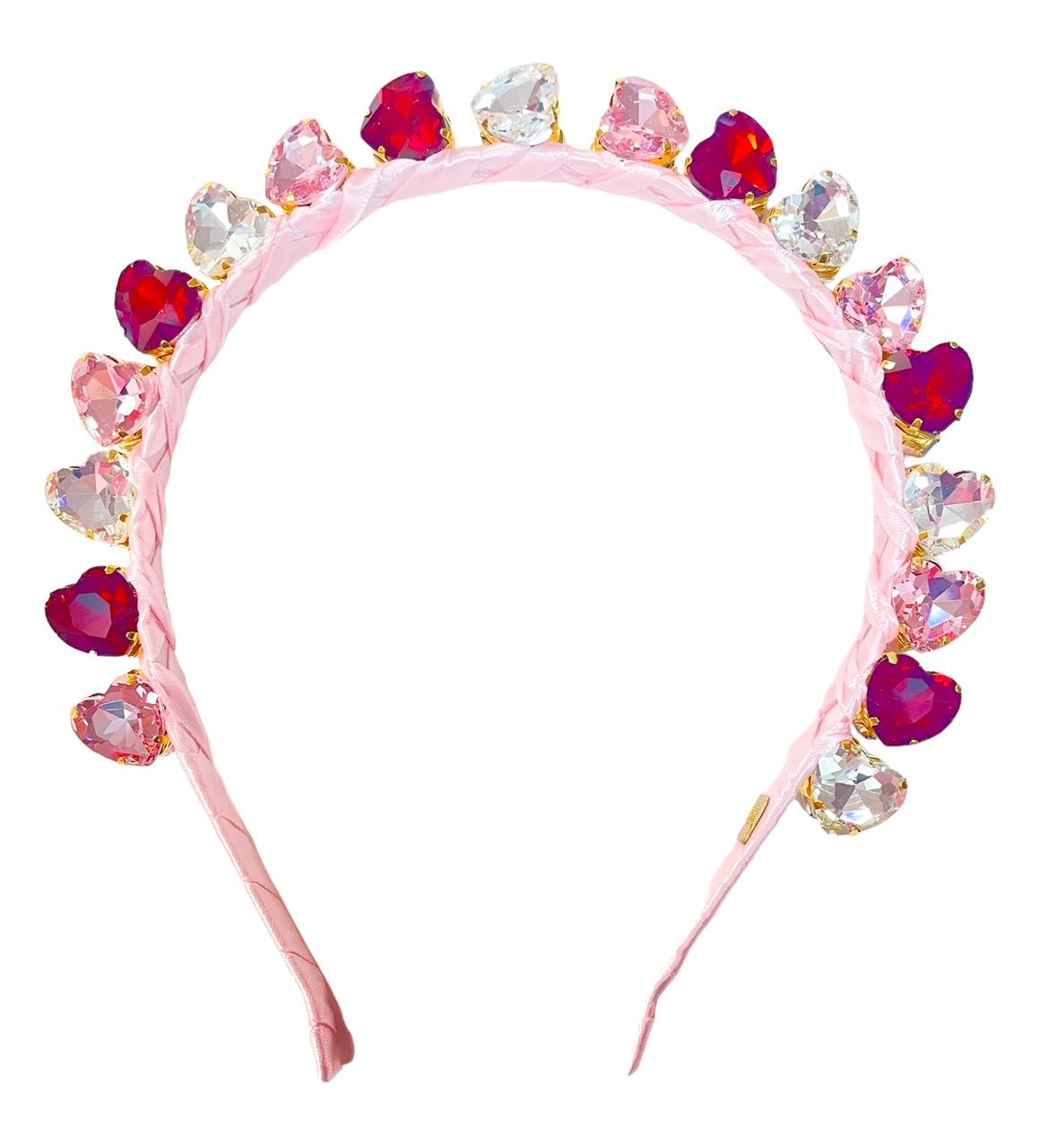 Bari Lynn Pink/Red/Clear Heart Jewel Stand Up Headband - Everything But The PrincessBari Lynn