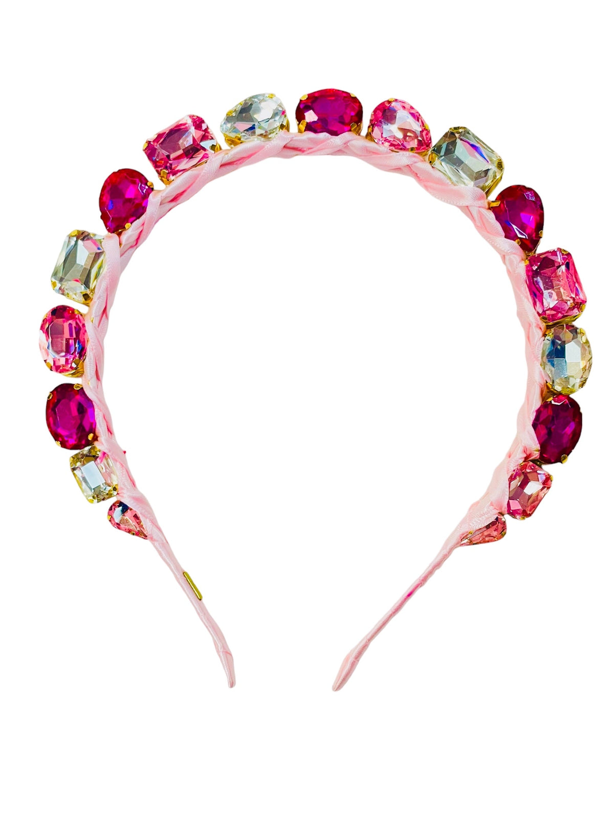 Bari Lynn Standing Jewel Headband- Pinks - Everything But The PrincessBari Lynn